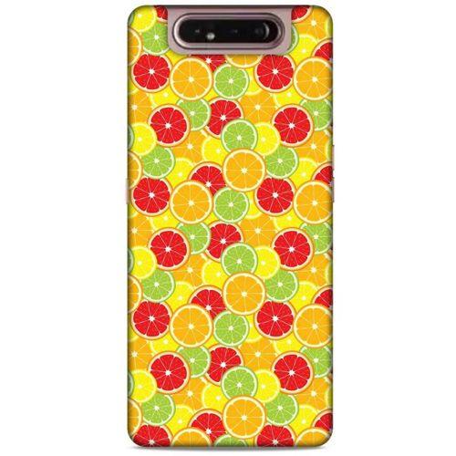 Frutix Turunç 03 Samsung Galaxy A80 Kılıf Desenli Silikon