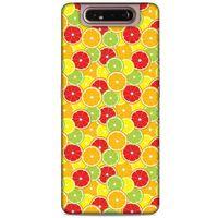 Frutix Turunç 03 Samsung Galaxy A80 Kılıf Desenli Silikon