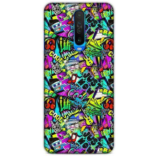 Graffitix (9) Desenli Silikon Kapak Xiaomi Redmi K30 5G Kılıf