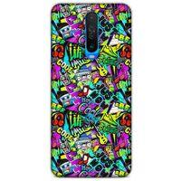 Graffitix (9) Desenli Silikon Kapak Xiaomi Redmi K30 5G Kılıf