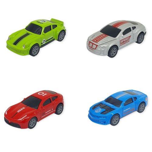 Çek Bırak Metal Küçük Arabalar 4'lü 8 cm - Yarış Arabaları