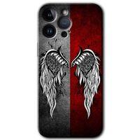 Potkal Hediye Fabrikası iPhone 14 Pro Kılıf HD Desen Baskılı Arka Kapak - Lucifer