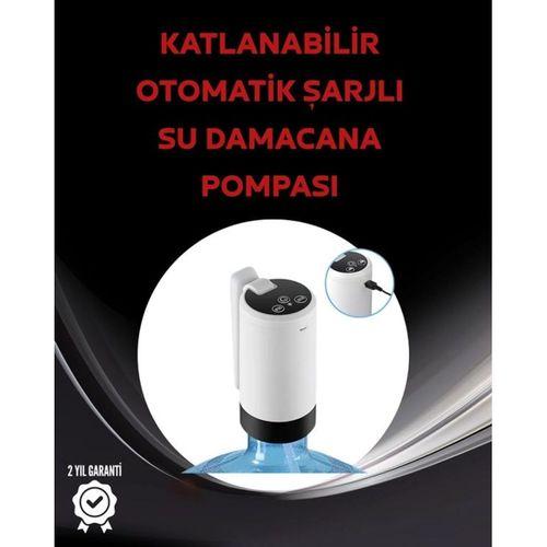 Daana Üstü Akıllı Su Pompası | 3 Daana Kullanım | 4w Güç | Micro Usb Şarjlı | Katlanabilir & Taşınabilir