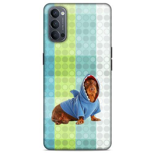 Oppo Reno 4 Kılıf Köpek Kıyafetleri (43) Thin Fit Kılıf Cocker Kapişonlu Eşofman