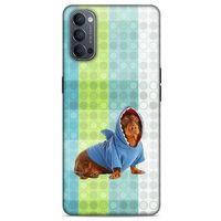 Oppo Reno 4 Kılıf Köpek Kıyafetleri (43) Thin Fit Kılıf Cocker Kapişonlu Eşofman