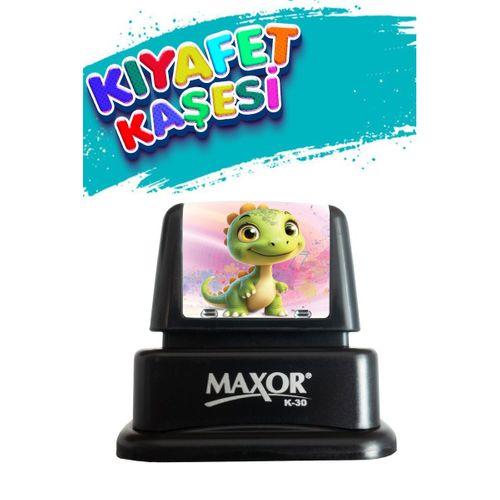 Kıyafet Kaşesi Yavru Dinazor Temalı Öğrenci Kaşesi / Kıyafet Etiketi / Kumaş Kıyafet Kaşesi