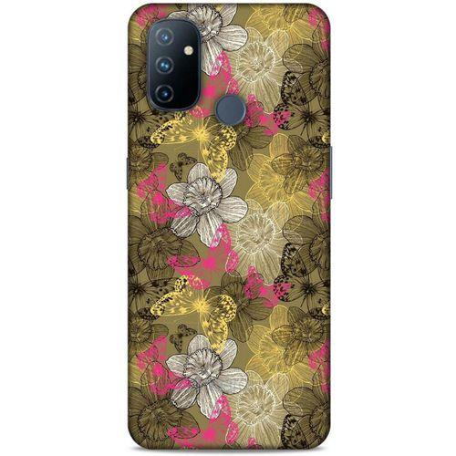 Huawei P40 Pro Kılıf Kelebek Etkisi (37) Silicone Cover Beyaz Açık Yeşil