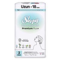 Sleepy Sleepy Bio Natural Premium Plus Uzun Ped 18 Adet