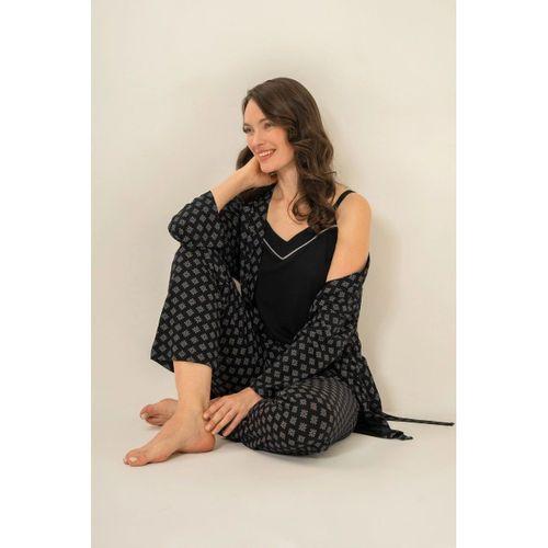 Kadın Pijama Takımı - 3'lü