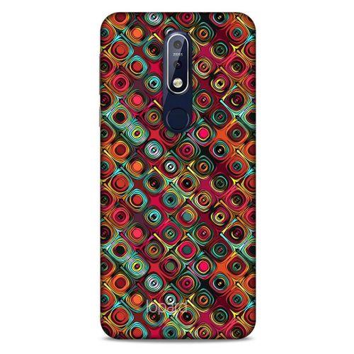 Nokia 7.1 Kılıf Pastel Renkler (38) Neo Hybrid Kılıf Kırmızı Tonlar