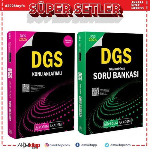 Pegem 2026 DGS Konu ve Soru Bankası Seti 2 Kitap