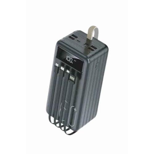 Powerbank 60.000 Mah Taşınabilir Şarj Hızlı El Fenerli Dijital Göstergeli