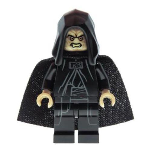 Lego Minifigür Star Wars Emperor Palpatine Hood Basic sw1107