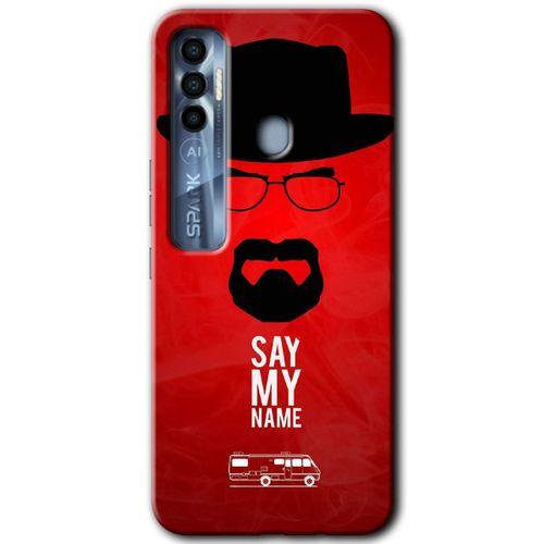 Tecno Spark 7 Pro Kılıf HD Desen Baskılı Arka Kapak - Say My Name