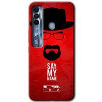 Tecno Spark 7 Pro Kılıf HD Desen Baskılı Arka Kapak - Say My Name