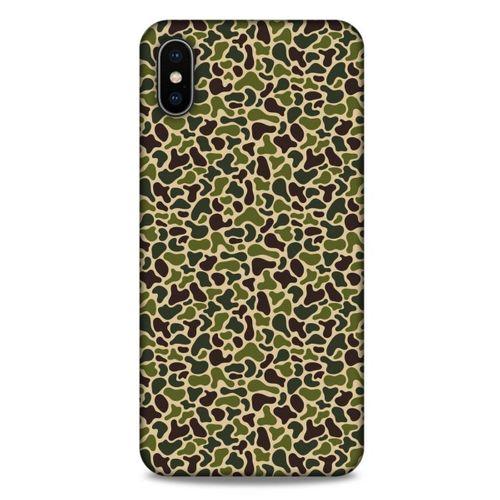 Kamuflaj 32 Apple iPhone XS Max Kılıf Silikon Kapak