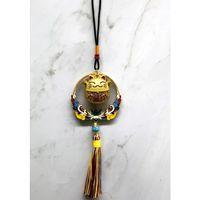 Renkli Püsküllü Şans Kedisi Feng Shui Askılık Alk4452