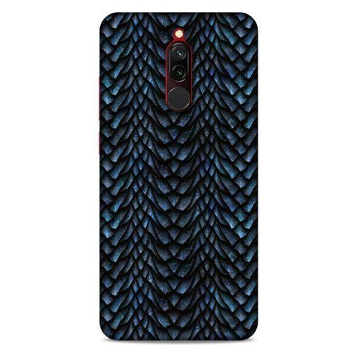 Xiaomi Redmi 8 Kılıf Dragons (4) Koruma Kılıfı Ejderha Skin Lacivert