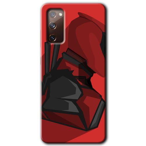Samsung Galaxy S20 FE Kılıf Baskılı Kapak - DeadPool +Tam Ekran Koruyucu