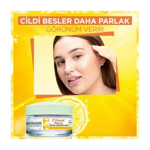 Garnier C Vitamini Parlak Günlük Aydınlatıcı Nemlendirici Krem 50ML