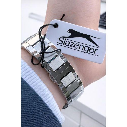 Slazenger İtalyan Tasarım Bileklik Hediyeli 2 Yıl Garantili 10 Atm Çelik Erkek Kol Saat ESL.2603.390
