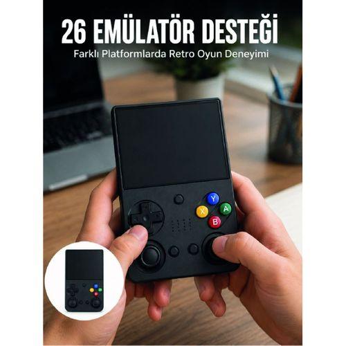 Lcd Retro Oyun Konsolu Tv Bağlantı Destekli Çift Analog Joystick El Tipi Konsol