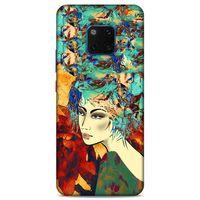 Lopard Huawei Mate 20 Pro Uyumlu Kılıf Sürreal Yüzler ♀ (21) Koruyucu Kapak Baskılı