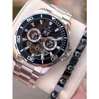 Daniel Klein Otomatik Erkek Kol Saati 30 Metre Suya Dayanıklı Çelik Kordon + Bileklik Hediyeli VS.BLKT.0705