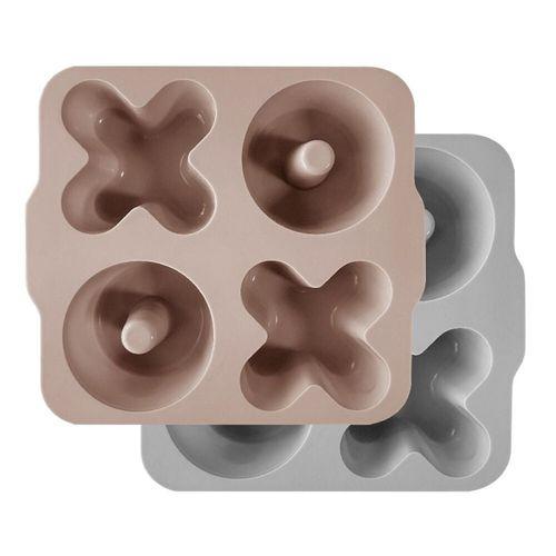 OiOi XOXO Silikon Kek Kalıbı Bubble Beige / Powder Grey