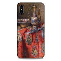 Apple iPhone XS Max Uyumlu Kılıf Ottoman (37) Silicone Cover Tablo