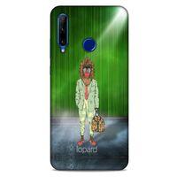 Huawei Y6P Kılıf FunnyMaX (29) Arka Koruma Kılıfı Yeşil