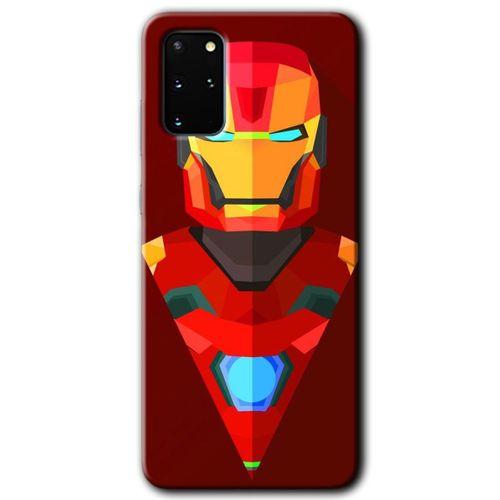 Galaxy S20 Plus Kılıf HD Desen Baskılı Arka Kapak - İron Man Çizim