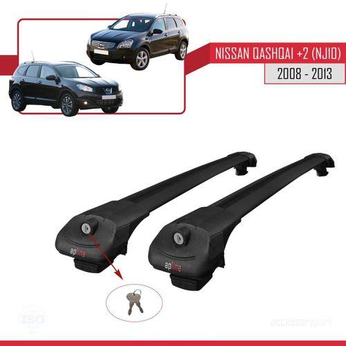 Nisssan Qashqai +2 (NJ10) 2008-2013 Arası ile uyumlu ACE-1 Ara Atkı Tavan Barı SİYAH