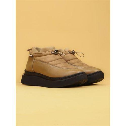 LUXOR Kadın Dolgulu Kışlık Vizon Sneaker Bot
