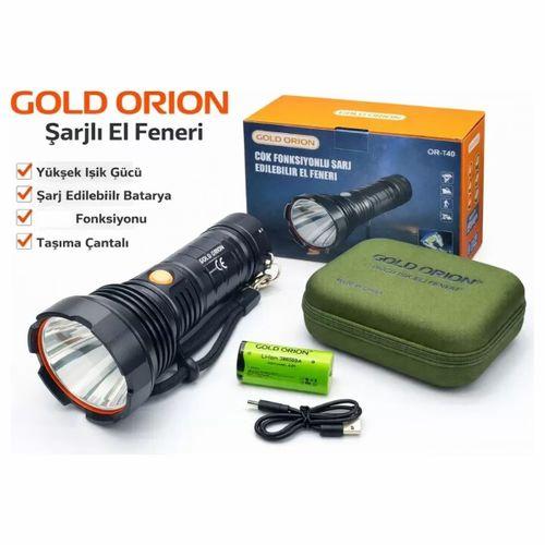 Gold Orion Or-t40 100w 5000 Lümen Led Şarjlı El Feneri