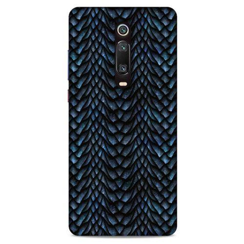 Xiaomi Mi 9T Kılıf Dragons (4) Koruma Kılıfı Ejderha Skin Lacivert