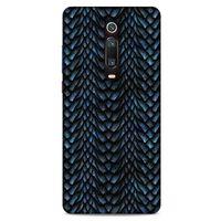Xiaomi Mi 9T Kılıf Dragons (4) Koruma Kılıfı Ejderha Skin Lacivert