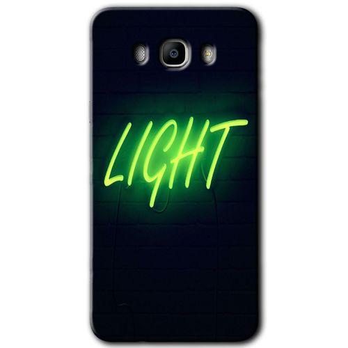 Potkal Hediye Fabrikası Samsung Galaxy J7 2016 Kılıf HD Desen Baskılı Arka Kapak - Neon İnscription