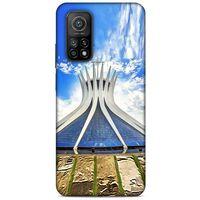 Xiaomi Mi 10T 5G Kılıf Dünya Mimarisi (16) Kalın Kılıf Brasilia Katedrali