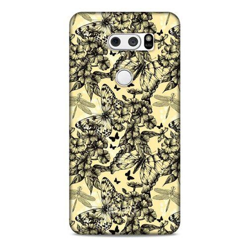 LG K40S Kılıf Kelebek Etkisi (34) Slim Armor Kılıf Karışık Renkli