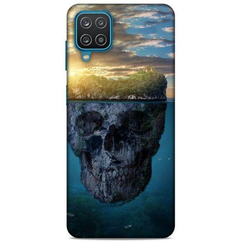 Lopard Samsung Galaxy A12 Uyumlu Kılıf Manipülasyon ☻ (16) Kalın Kılıf Desenli
