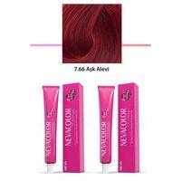 2 li Set Premium 7.66 Aşk Alevi - Kalıcı Krem Saç Boyası 2 X 50 g Tüp