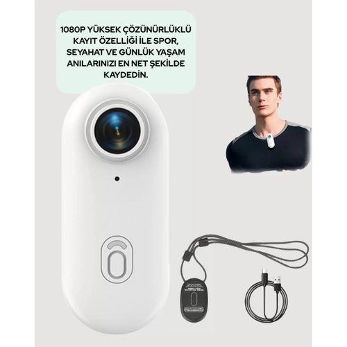 360° Klipsli Manyetik Spor Kamera Yüksek Çözünürlük