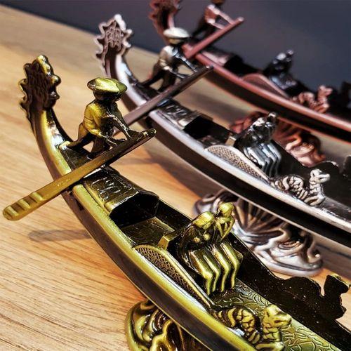 Metal Dekoratif Venedik Kayık