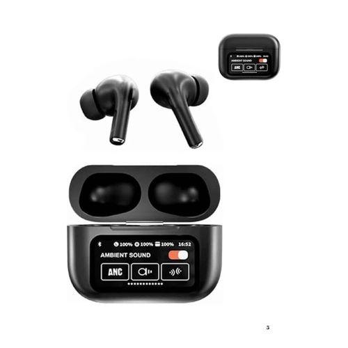 Yeni Nesil Anc Özellikli Çağrı Cevaplayan Dokunmatik Ekranlı Bluetooth Kulaklık Siyah Yeni Nesil