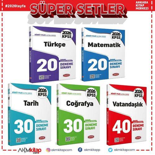Data Yayınları 2026 KPSS Deneme Seti 5 Kitap