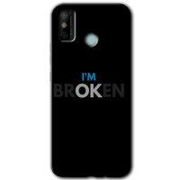 Tecno Spark 6 Go Kılıf HD Desen Baskılı Arka Kapak - Im Broken + Kırılmaz Cam