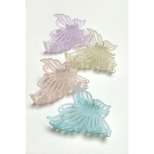 Kelebek Renkli Mandal Toka 8 cm