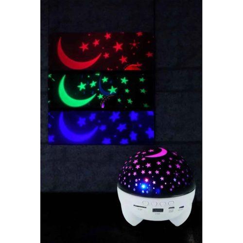 Yıldız Yansıtmalı Projeksiyon Gece Lambası Şarjlı Taşınabilir