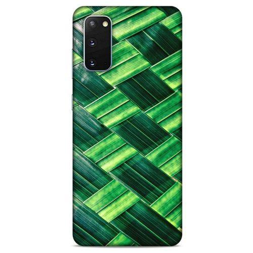 Lopard Samsung Galaxy S20 Uyumlu Kılıf Bahar (37) Silicone Cover Bambu Yaprak